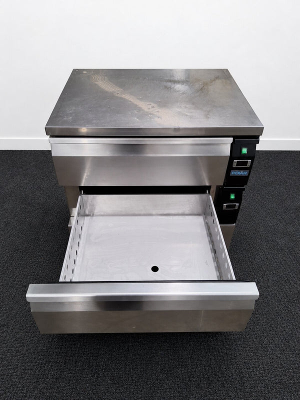 Polar DA996-A 2 Drawer Counter Fridge Freezer