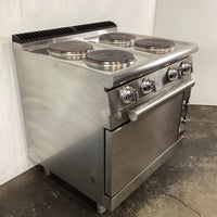 Baron Q70PCF/E800 Four Burner Cooktop with Electric Oven