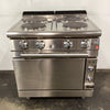 Baron Q70PCF/E800 Four Burner Cooktop with Electric Oven