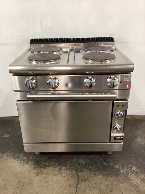 Baron Q70PCF/E800 Four Burner Cooktop with Electric Oven