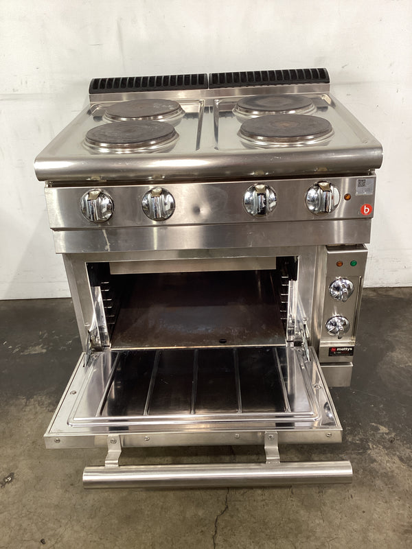 Baron Q70PCF/E800 Four Burner Cooktop with Electric Oven