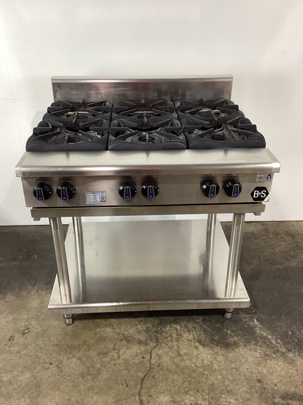 B&S BT-SB6 6 Burner Cooktop