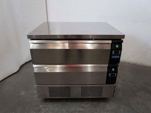 Polar DA996-A 2 Drawer Counter Fridge Freezer