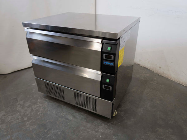 Polar DA996-A 2 Drawer Counter Fridge Freezer