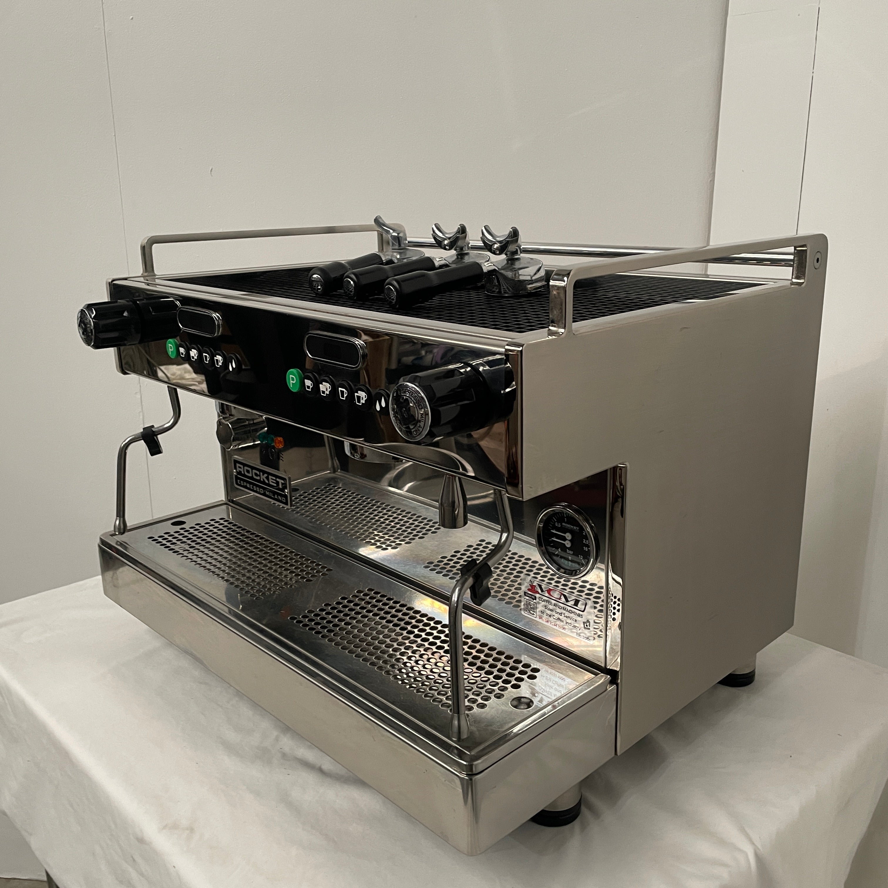 Rocket Boxer Timer A2 2 Group Coffee Machine