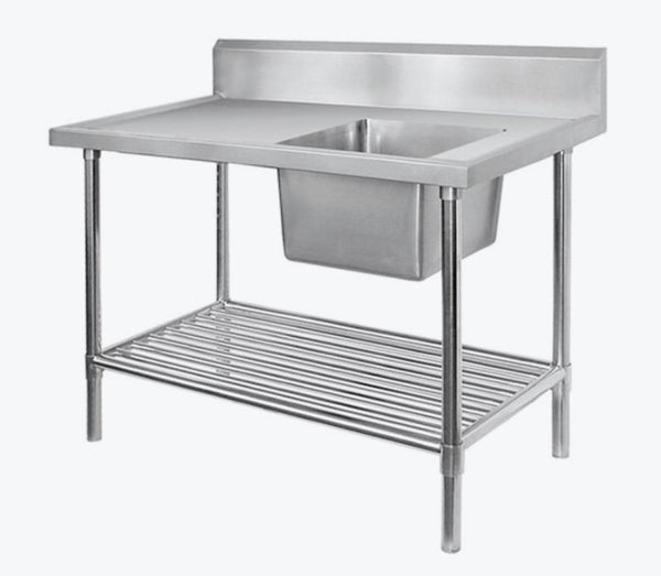 FED SSB7-1200R/A Stainless Steel Bench with Sink