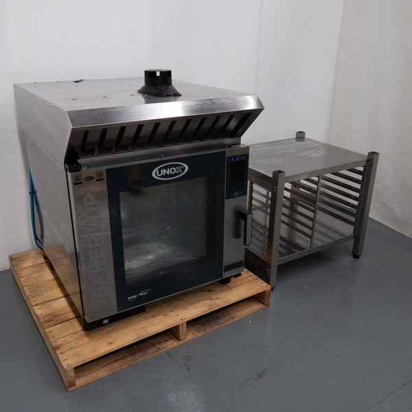 Unox XEBC-06EU-EPRM Combi Oven With Stand and Exhaust Hood
