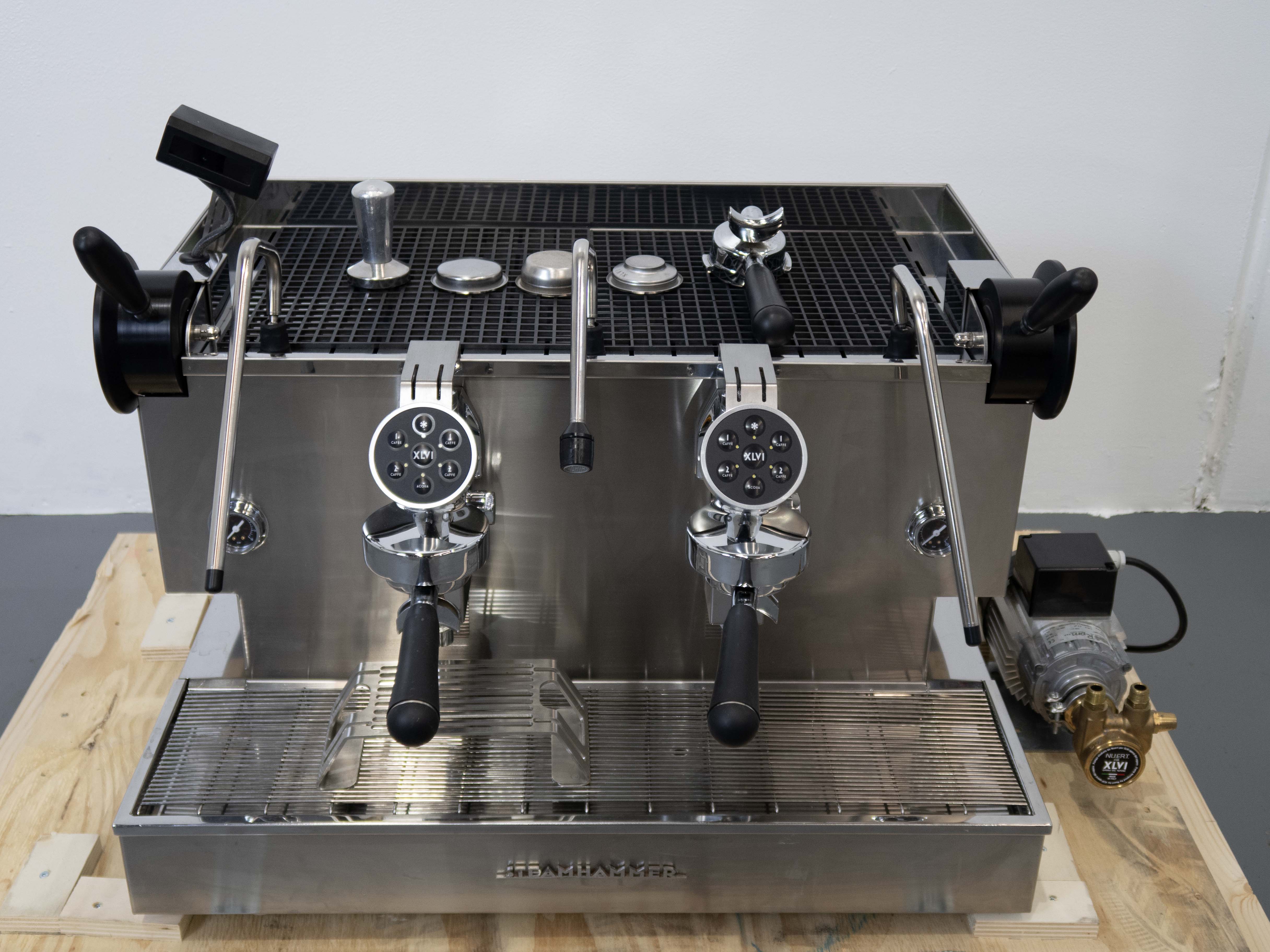 XLVI  Steamhammer Elettronica Volumetric 2 Group Coffee Machine