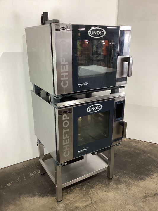 Unox XEVC-0511-EPRM Combi Ovens + Stand