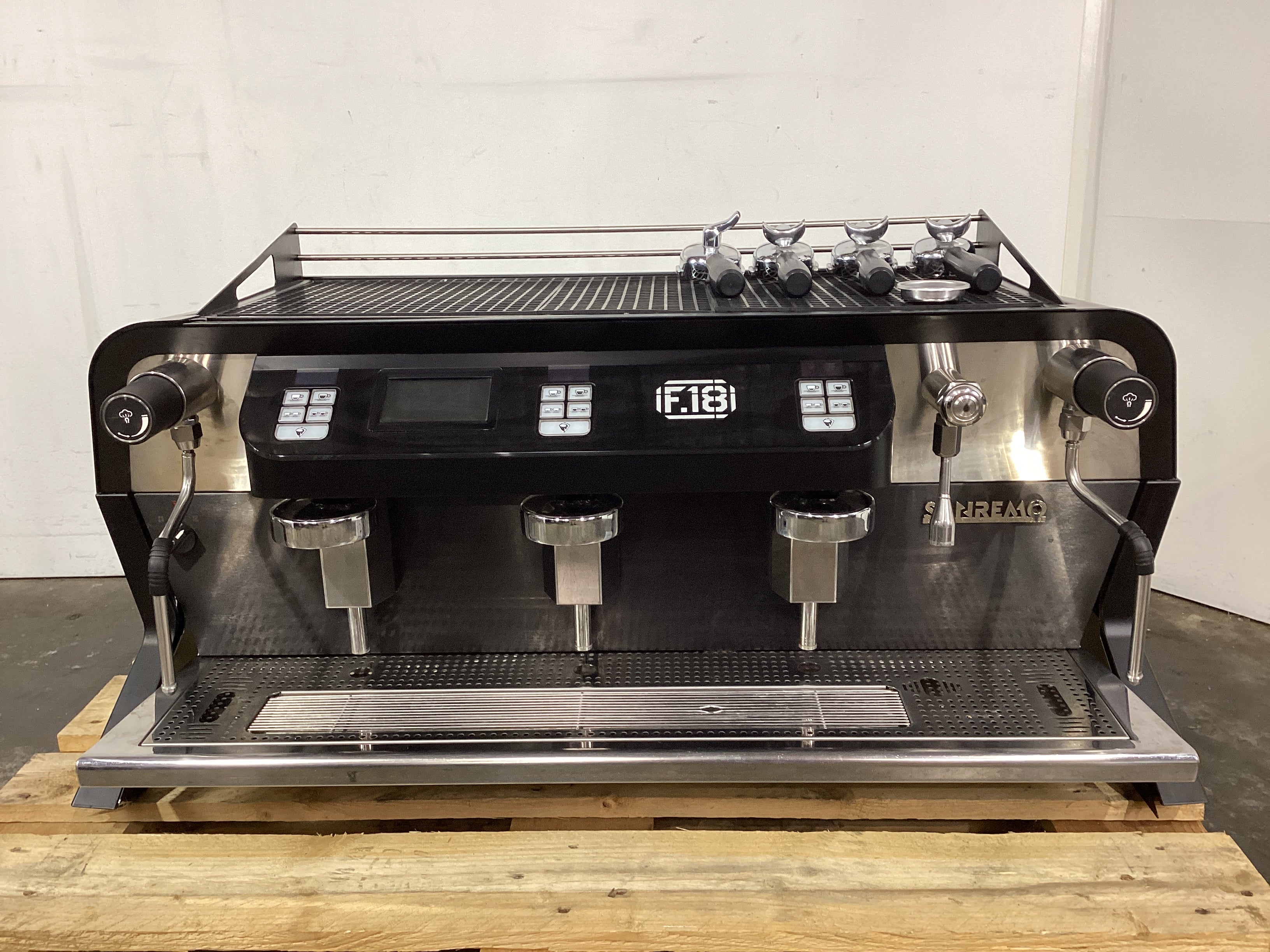 San Remo F18 Tall 3 Group Coffee Machine