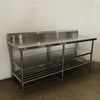 Stainless Steel Bench with Splashback