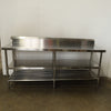 Stainless Steel Bench with Splashback