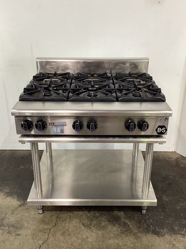 B&S BT-SB6 6 Burner Cooktop