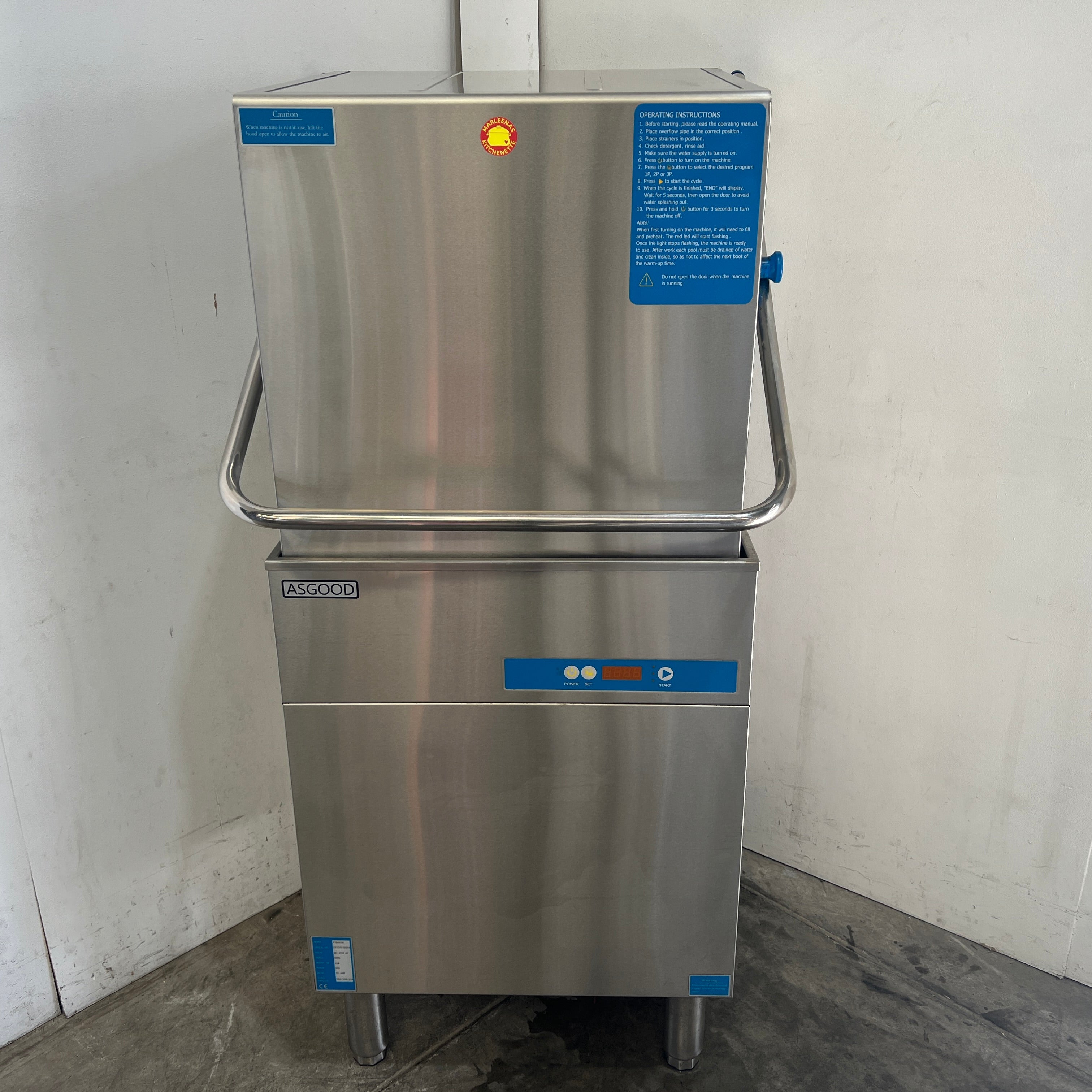 Asgood PTD-601D Passthrough Dishwasher