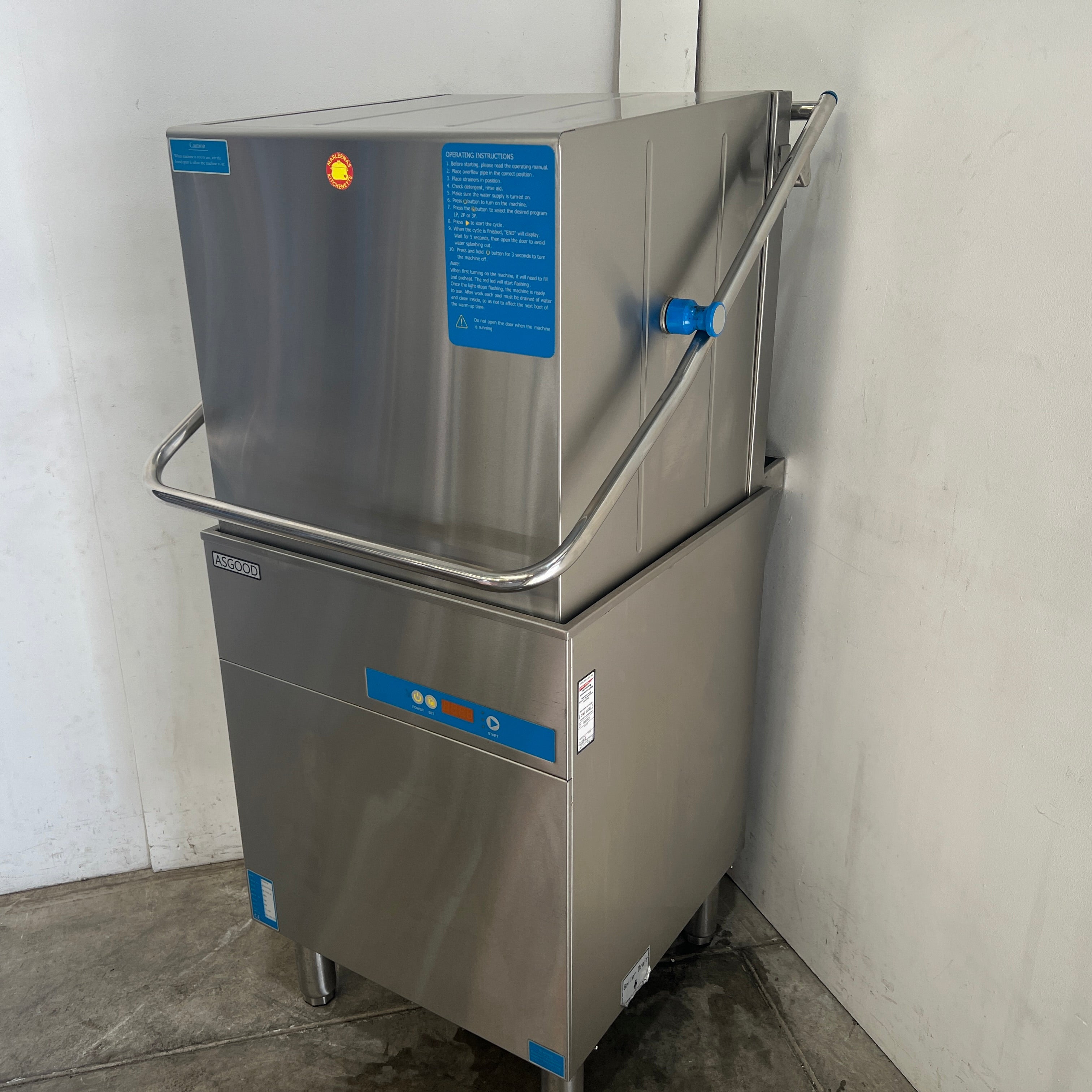 Asgood PTD-601D Passthrough Dishwasher