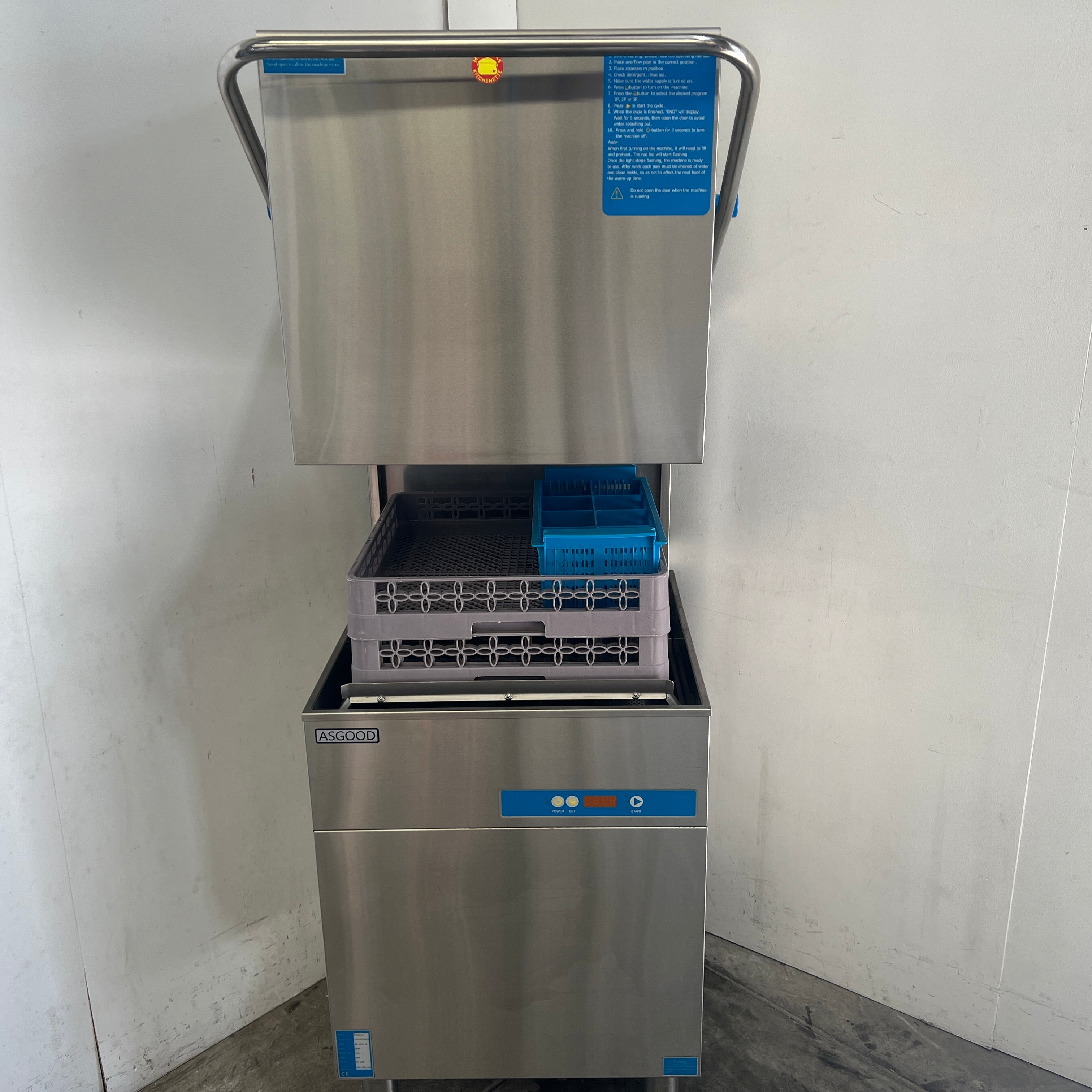Asgood PTD-601D Passthrough Dishwasher