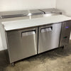 Atosa MPF8202 2 Door Pizza Prep Table Fridge