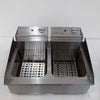 Woodson W.FRT50 Countertop Split Pan Fryer