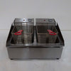 Woodson W.FRT50 Countertop Split Pan Fryer