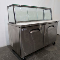 Fresh FSU-60GC Glass Canopy Salad Bar Fridge