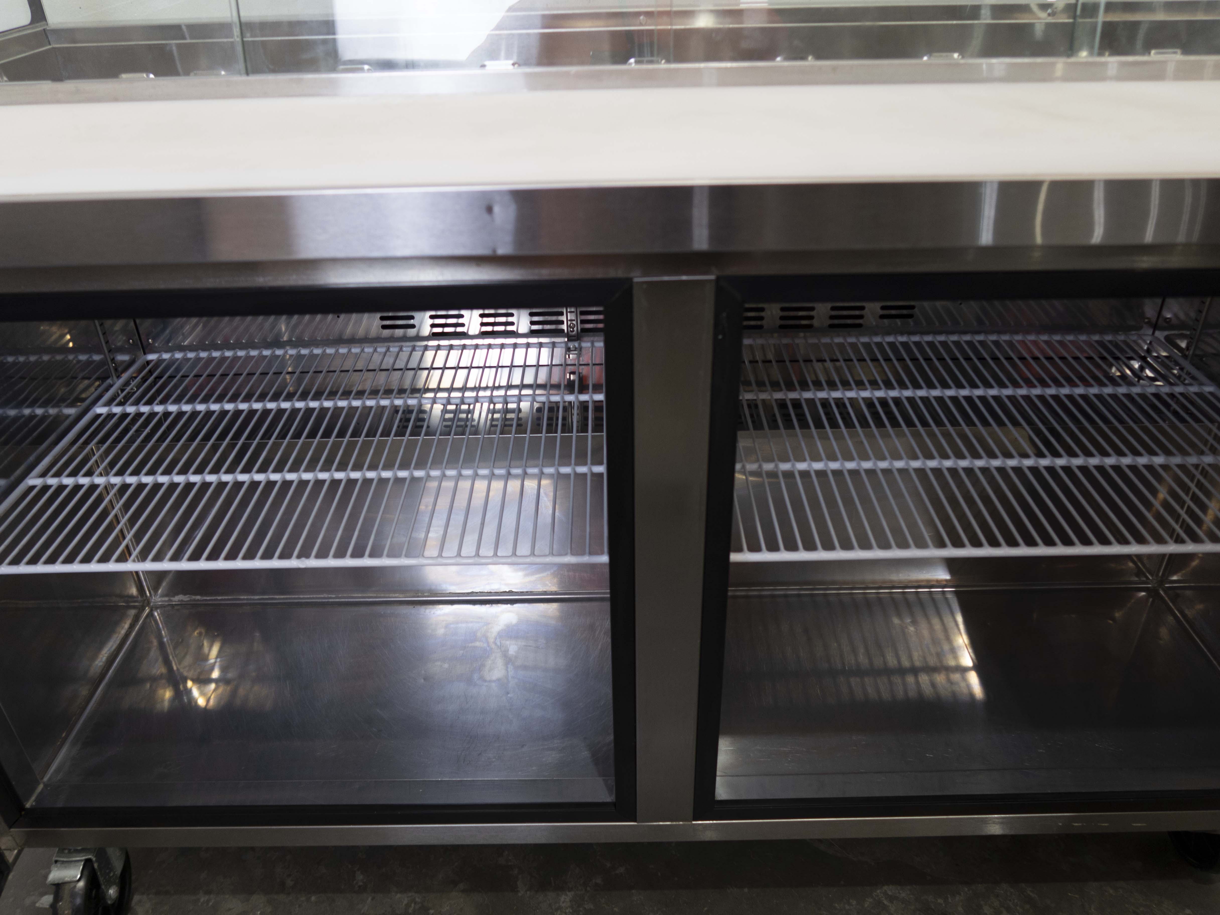 Fresh FSU-60GC Glass Canopy Salad Bar Fridge