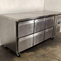 Polar DA548-A 6 Drawer Counter Fridge