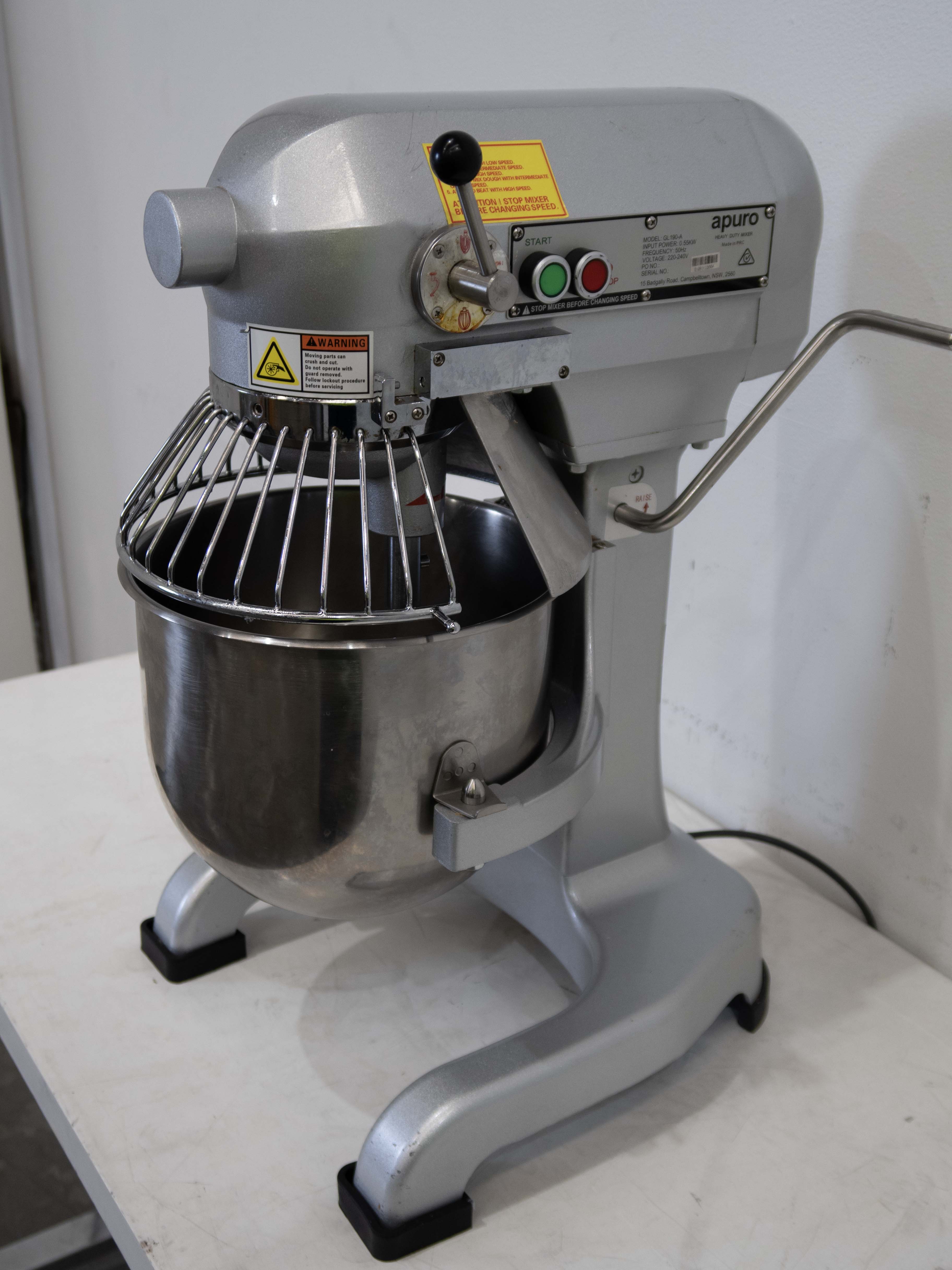 Apuro GL190-A Countertop Planetary Mixer