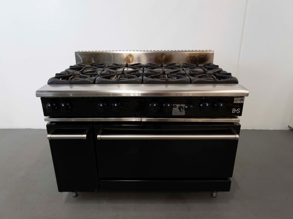 B+S OV-SB8 8 Burner Range Oven