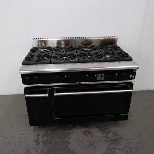 B&S OV-SB8 8 Burner Oven Range