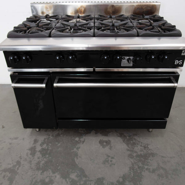 B&S OV-SB8 8 Burner Oven Range