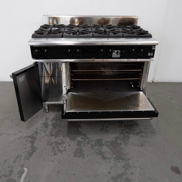 B&S OV-SB8 8 Burner Oven Range