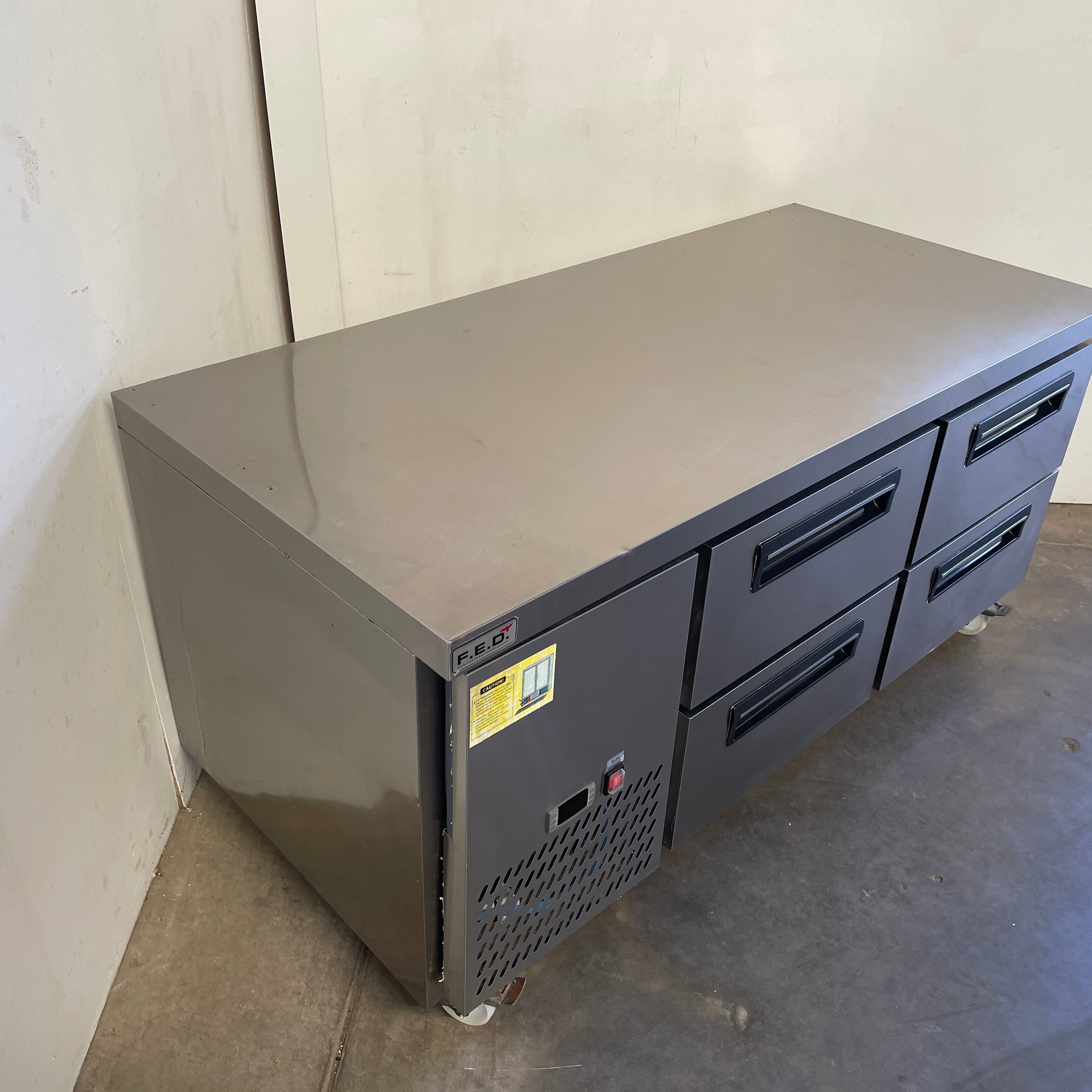 FED LBC150 Four Drawer Lowboy Fridge
