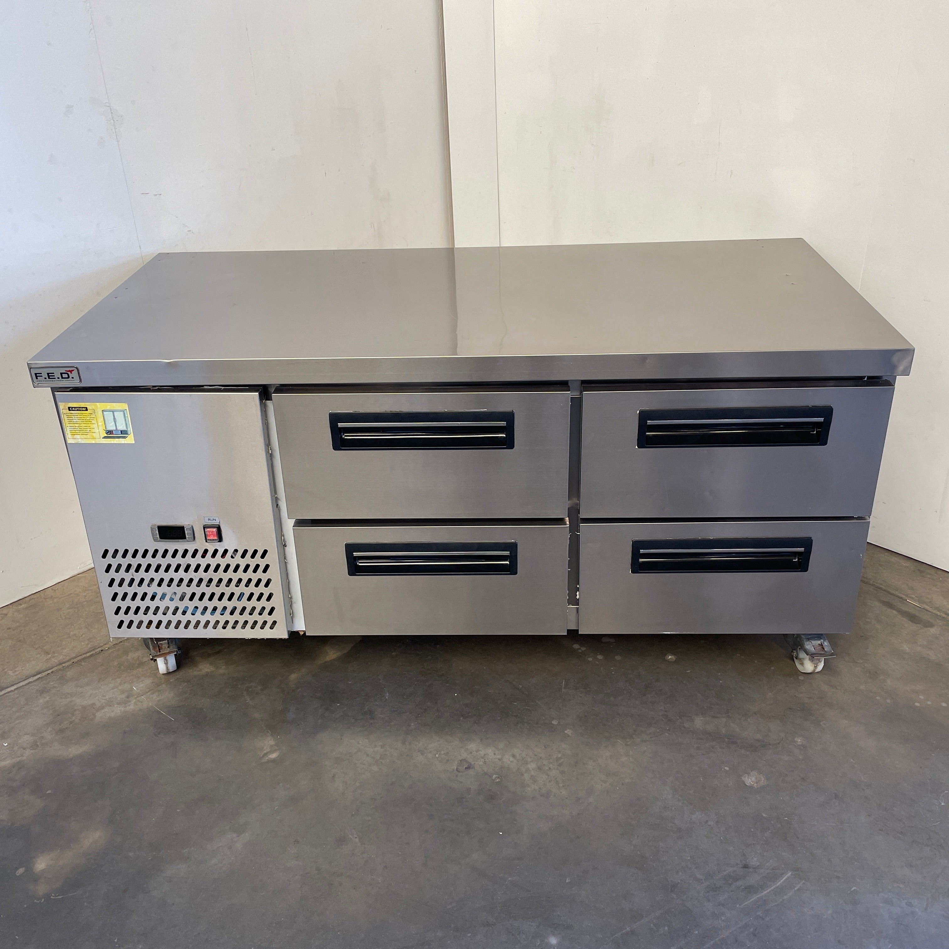FED LBC150 Four Drawer Lowboy Fridge
