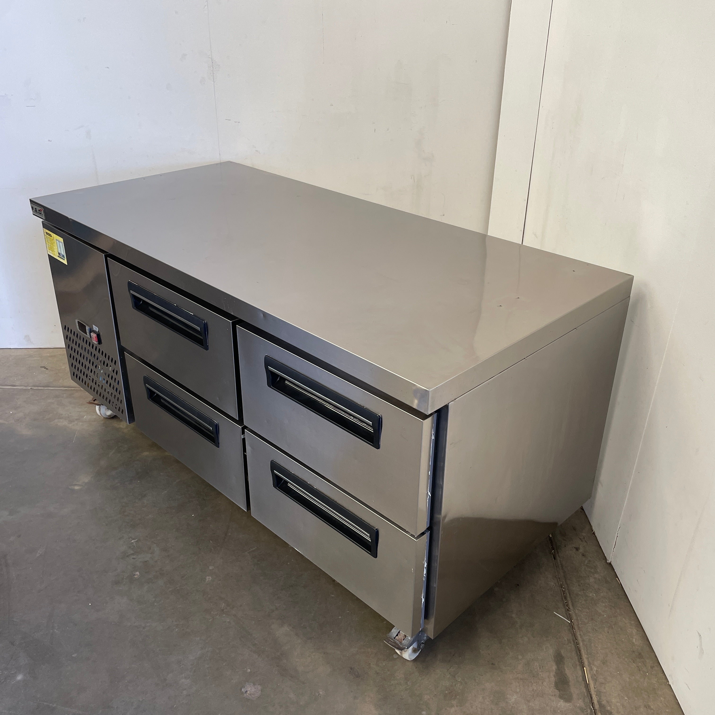 FED LBC150 Four Drawer Lowboy Fridge