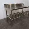Stainless Steel Bench with Splashback