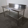 Stainless Steel Bench with Splashback
