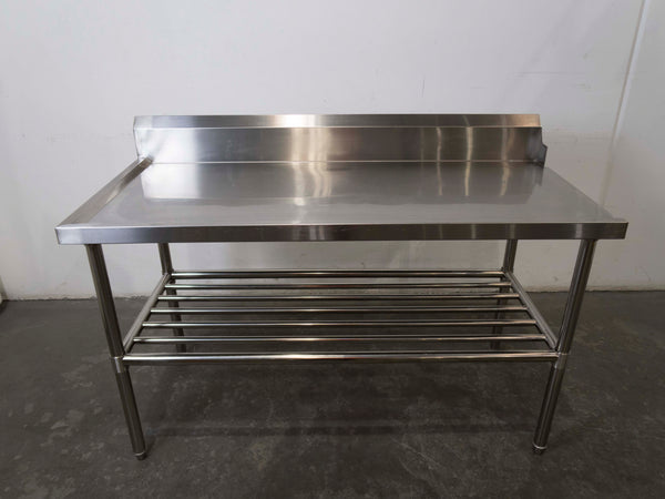Stainless Steel Bench with Splashback