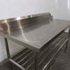 Stainless Steel Bench with Splashback