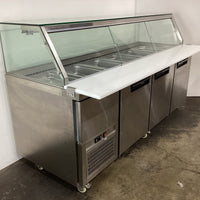 Thermaster PG210FA-YG 3 Door Salad Fridge
