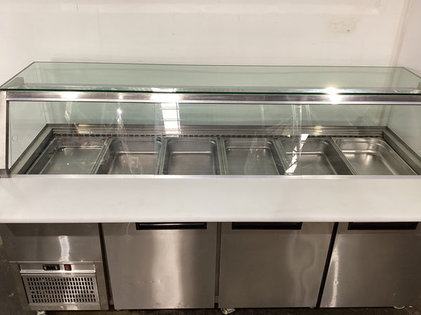 Thermaster PG210FA-YG 3 Door Salad Fridge