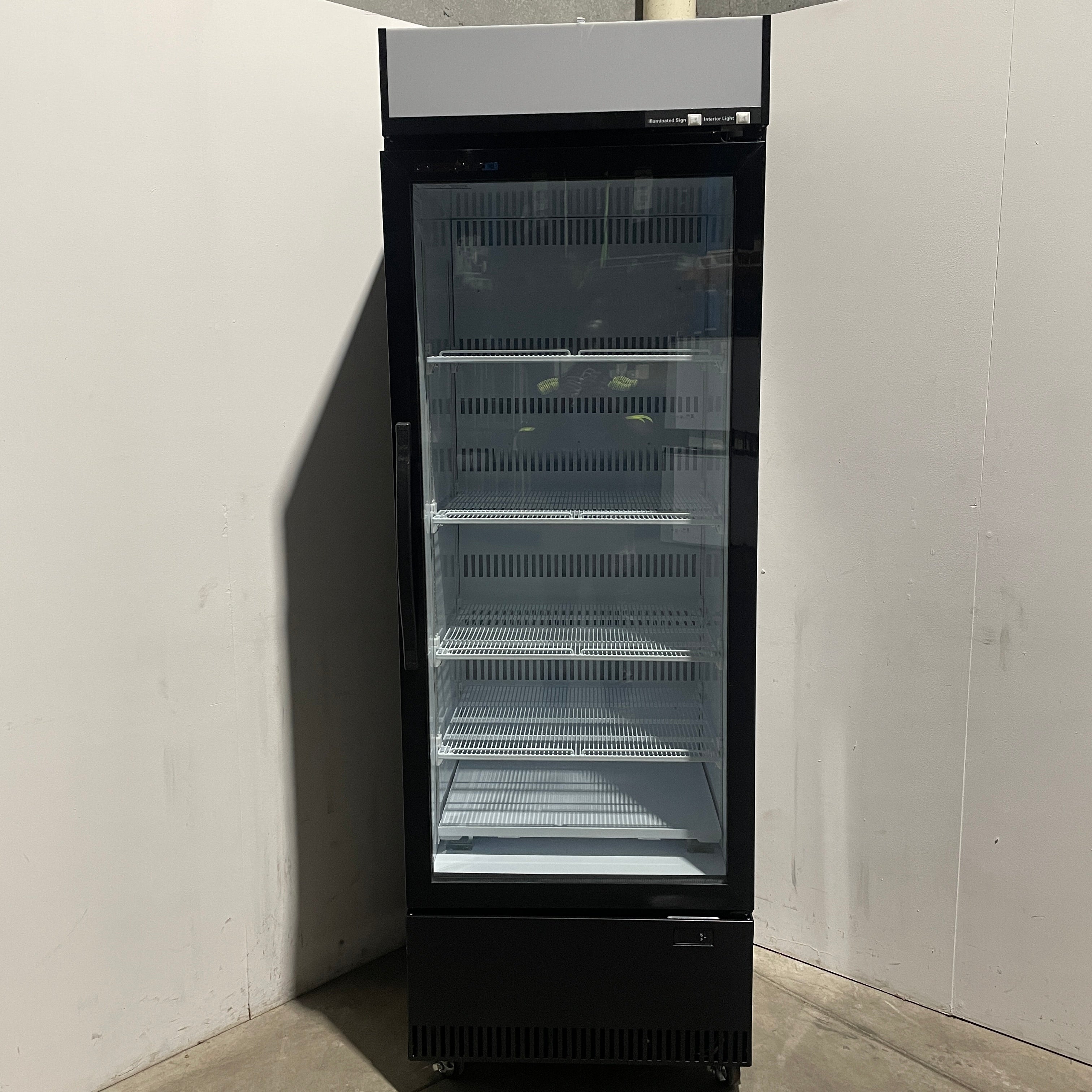 Skope BCE600N Single Glass Door Fridge