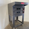 Zanolli Citizen EP 70 4+4/MC Double Deck Pizza Oven with Exhaust Canopy