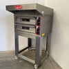 Zanolli Citizen EP 70 4+4/MC Double Deck Pizza Oven with Exhaust Canopy