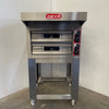 Zanolli Citizen EP 70 4+4/MC Double Deck Pizza Oven with Exhaust Canopy