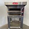Zanolli Citizen EP 70 4+4/MC Double Deck Pizza Oven with Exhaust Canopy