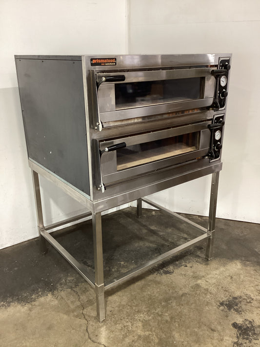 Prisma Food TP-2 Double Deck Pizza Oven + Stand