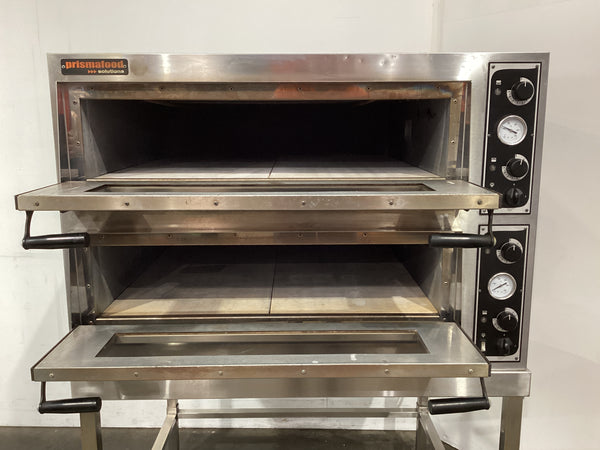 Prisma Food TP-2 Double Deck Pizza Oven + Stand