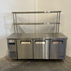 Atosa YPF9040 Under Bench Fridge with Overshelf
