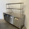 Atosa YPF9040 Under Bench Fridge with Overshelf