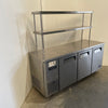 Atosa YPF9040 Under Bench Fridge with Overshelf